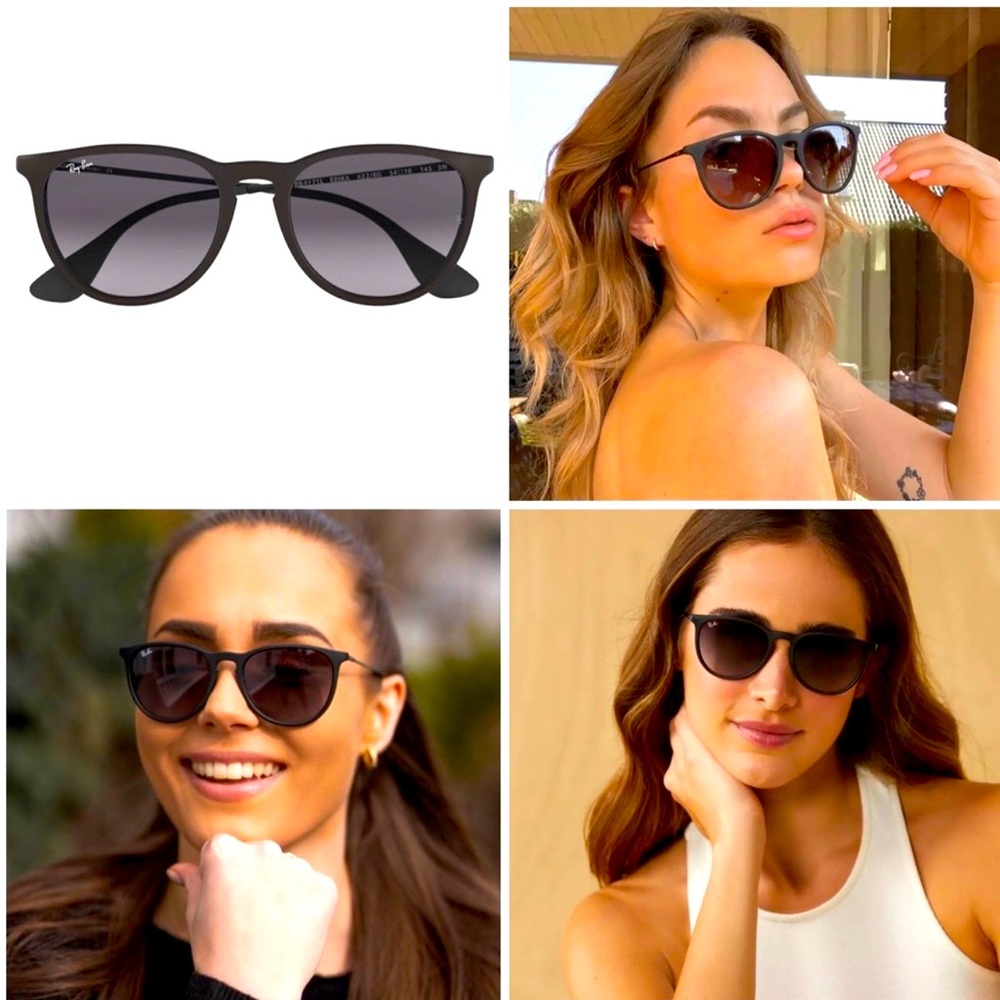 Matte black polarized Ray-Bans